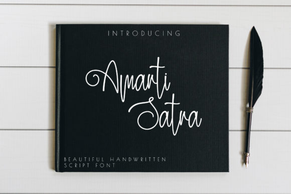 Amarti Satra: Elegant Script Font for Handmade Products and Labels
