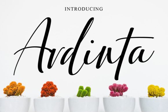Ardinta: A Script Font for Modern Web Design