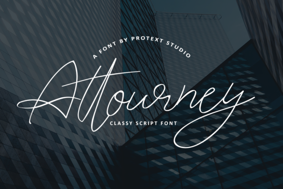 Attourney: A Script Font That Elevates Your Brand