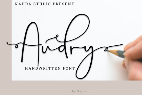 Audry: A Handwritten Font for Polished Small Business Branding