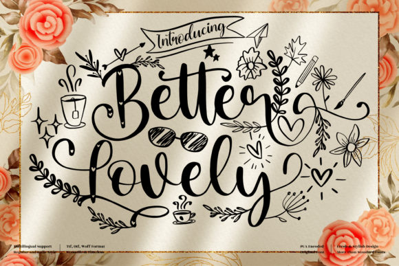 Better Lovely Script Font: A Maker's Go-To for Wedding and Craft Designs