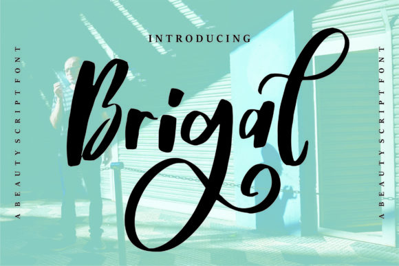 Brigal Font: A Delicate Script for Editorial Design