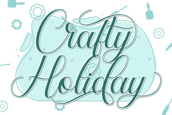 Crafty Holiday: The Script Font That Elevates Small Business Branding