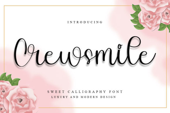 Crewsmile: A Script Font Built for Real Branding Work