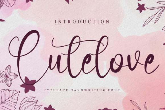 Cutelove: A Script Font That Makes Small Brands Look Polished