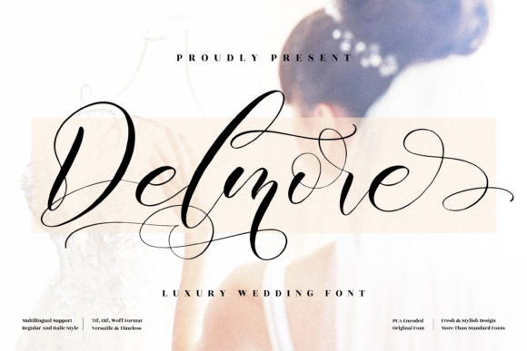 Delmore: The Script Font That Makes Small Business Branding Feel Effortlessly Elegant