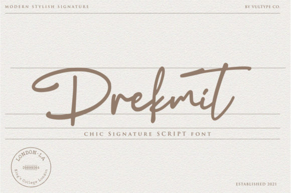 Drekmit: The Script Font That Elevates Campaign Design