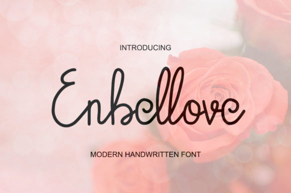 Give Your Brand a Personal Touch with Enbellove, a Delicate Script Font