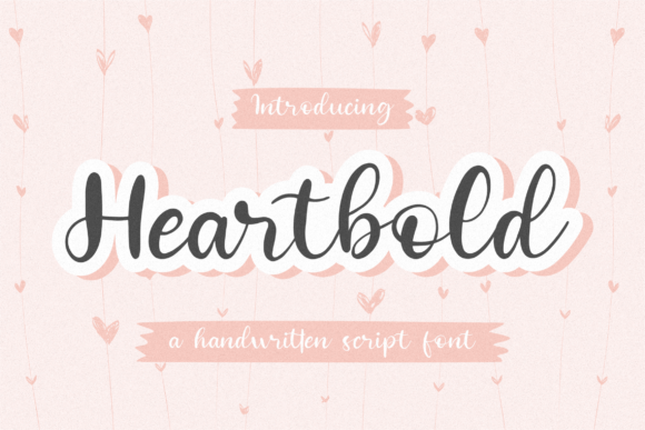 Heartbold Typeface for Web Design: Elegant Handwriting That Connects