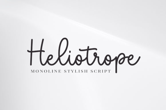 Heliotrope: A Graceful Script Font for Editorial Design and Publication Layouts