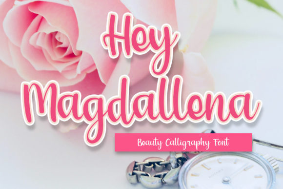 Hey Magdallena: A Script Font That Adds Elegant Charm to Handmade Products