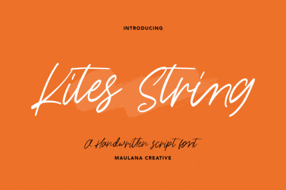 Kites String: A Handwritten Font for Thoughtful Product Design