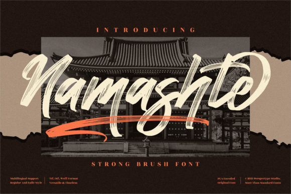 Namashte Font: A Handmade Seller’s Guide to Bold Script Charm