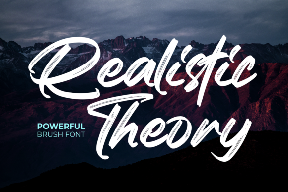 Realistic Theory Font Makes Campaign Visuals Instantly Recognizable