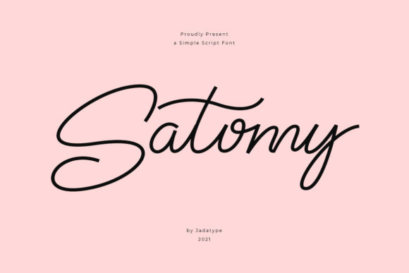 Satomy: A Font That Brings Charm and Elegance to Branding Projects