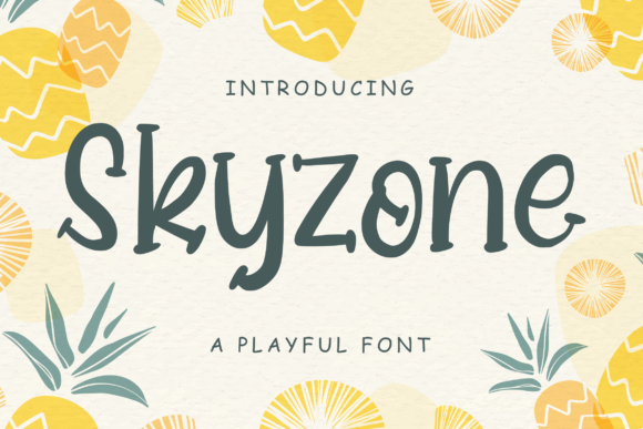 Skyzone Font: Adding Playful Personality to Editorial Design and Publishing