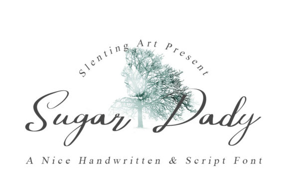 Sugar Dady Font: Elegant Script for Branding and Social Media