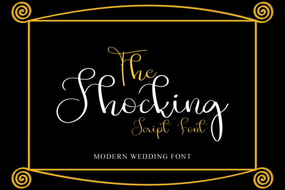 The Shocking Script Font for Editorial Design