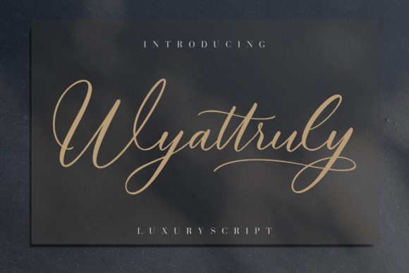 Wyattruly: A Script Font That Earns Its Place in Real Branding Work